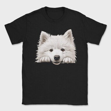 Samoyed Peeking, Tricou Barbati (Unisex)