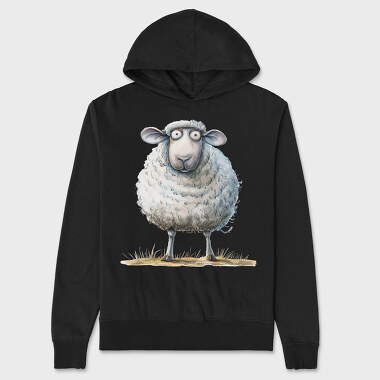 Sheep Face, Hanorac Oversize Barbati (Unisex)