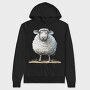Sheep Face, Hanorac Oversize Barbati (Unisex)