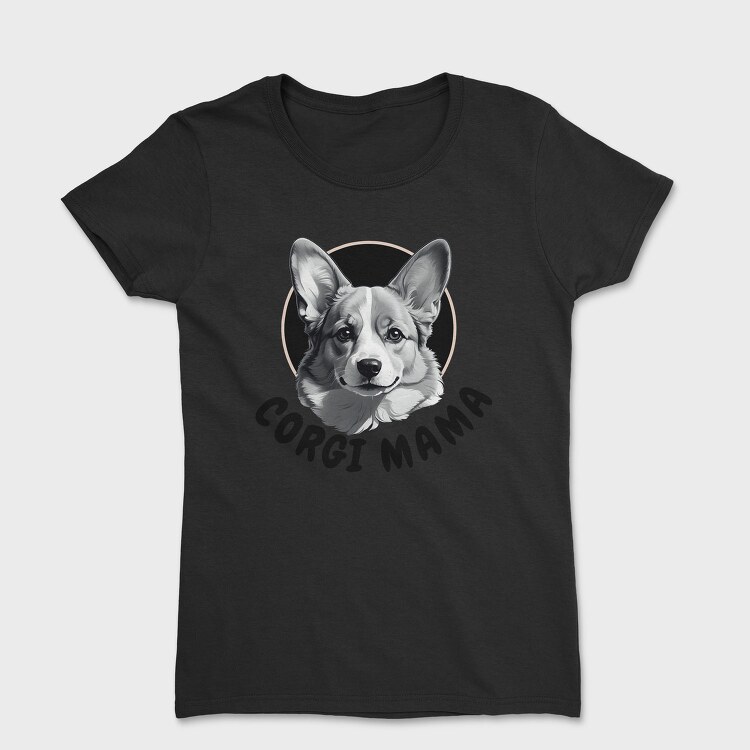 Corgi Mama, Tricou Femei