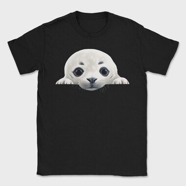 Seal Peeking, Tricou Barbati (Unisex)