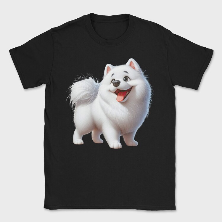 Samoyed Smiling Face, Tricou Barbati (Unisex)