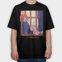 Comfy Chill Girl 4, Tricou Oversize Barbati (Unisex)