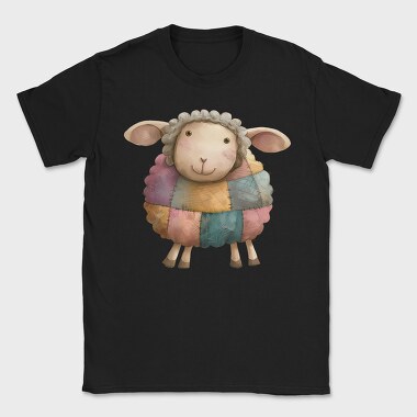 Sheep Patchwork, Tricou Barbati (Unisex)