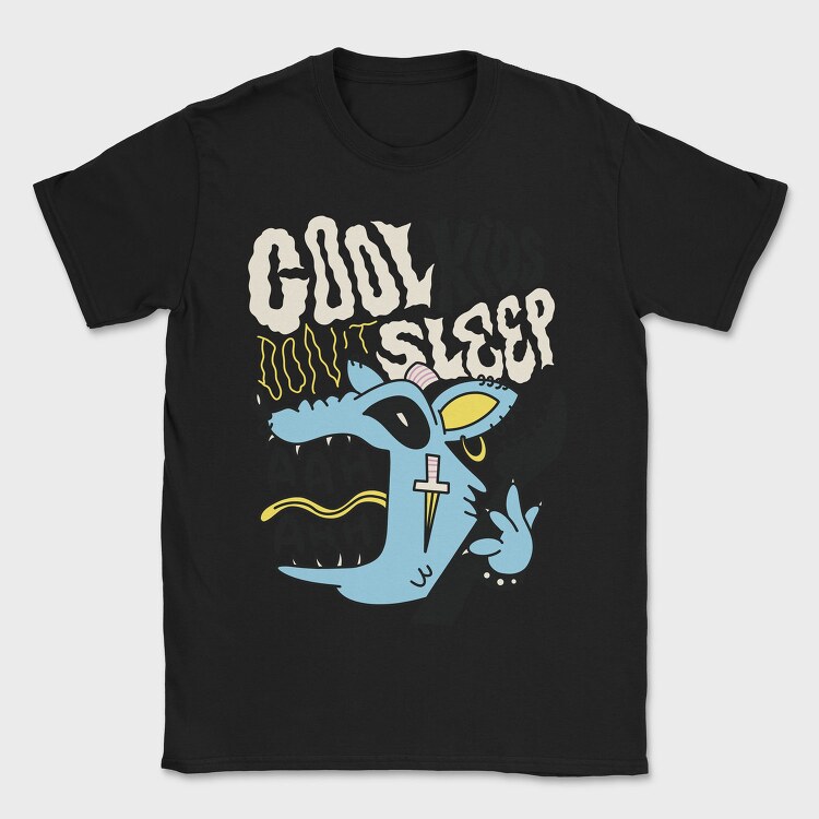 Cool Kids Dont Sleeep, Tricou Barbati (Unisex)
