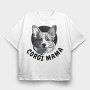 Corgi Mama, Tricou Oversize Barbati (Unisex)
