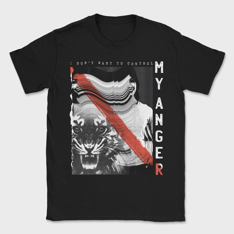 Control My Anger, Tricou Barbati (Unisex)