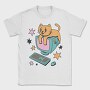 Computer Cat, Tricou Barbati (Unisex)