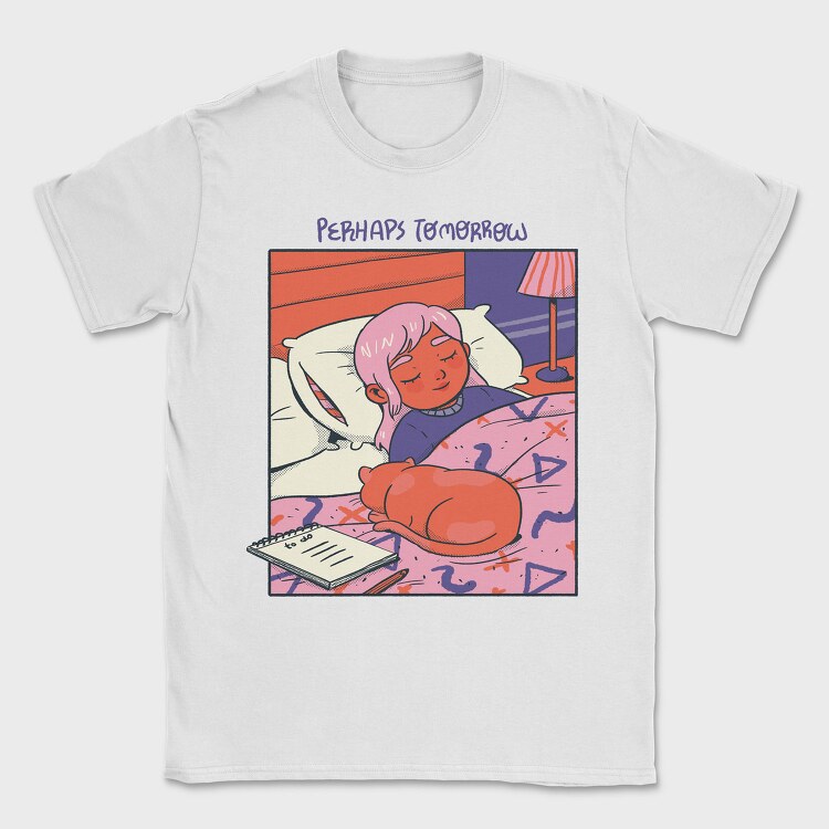 Comfy Chill Girl 7, Tricou Barbati (Unisex)