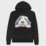 Sheepdog Peaking Paws, Hanorac Oversize Barbati (Unisex)