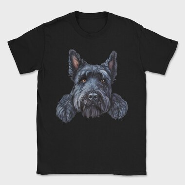Scottish Terrier Face, Tricou Barbati (Unisex)