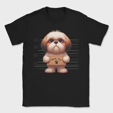 Shih Tzu Mugshot, Tricou Barbati (Unisex)