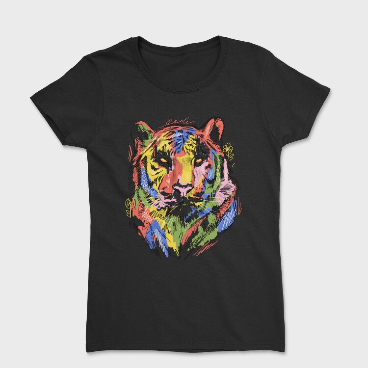 Colorful Tiger, Tricou Femei
