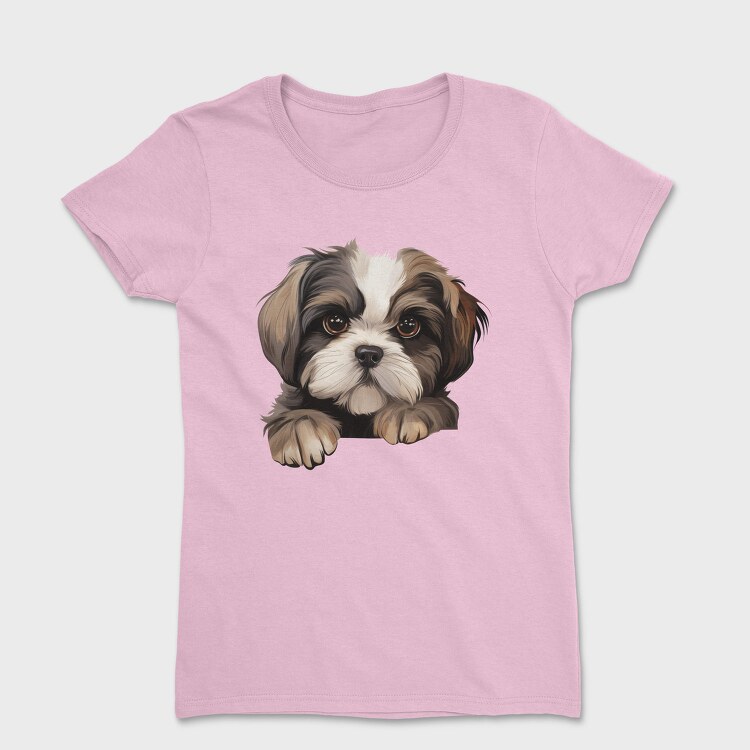 Shih Tzu Peeking, Tricou Femei