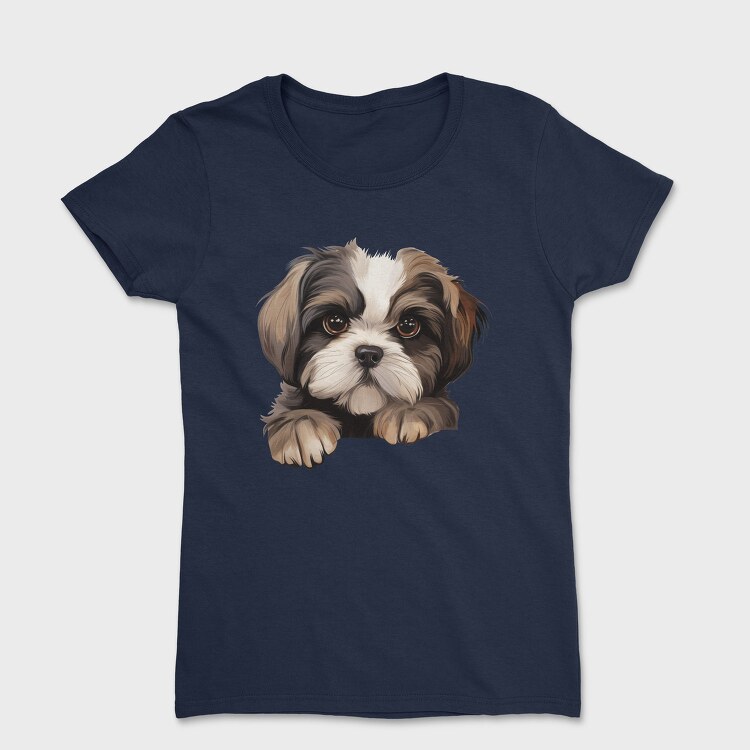 Shih Tzu Peeking, Tricou Femei