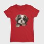 Shih Tzu Peeking, Tricou Femei