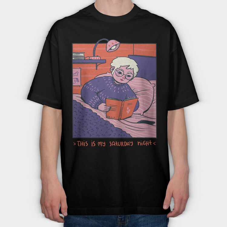 Comfy Chill Girl 2, Tricou Oversize Barbati (Unisex)
