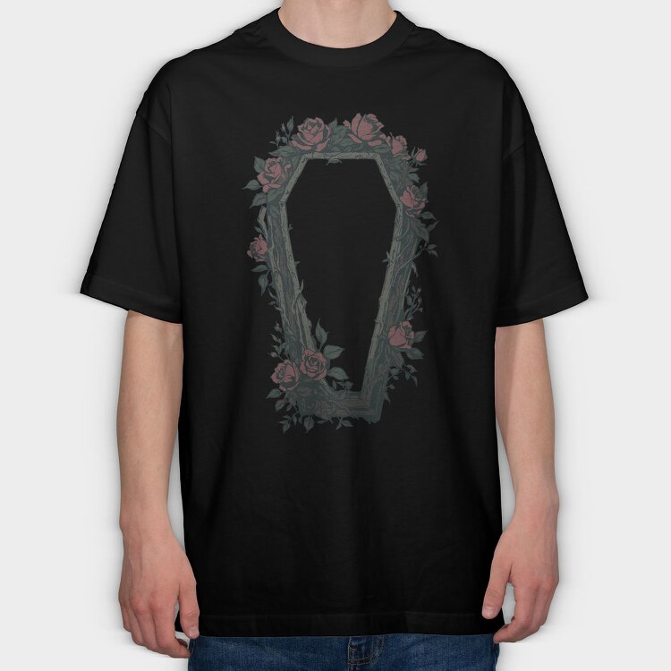 Coffin Frame, Tricou Oversize Barbati (Unisex)