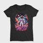 Colorful Astronaut Space, Tricou Femei
