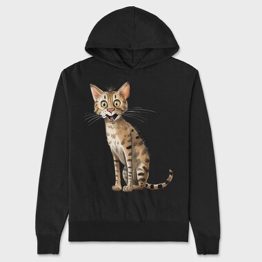 Savannah Cat Savannah, Hanorac Oversize Barbati (Unisex)