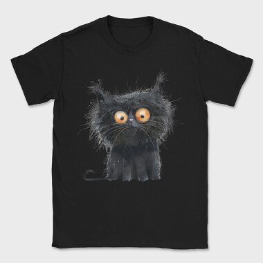 Scared Black Cat, Tricou Barbati (Unisex)