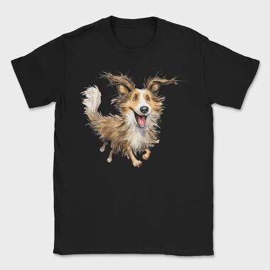 Shetland Sheepdog Smile, Tricou Barbati (Unisex)