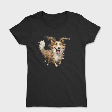 Shetland Sheepdog Smile, Tricou Femei