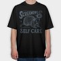 Screaming Is Self Care, Tricou Oversize Barbati (Unisex)