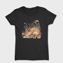 Sleepy Cottontail Flowers, Tricou Femei