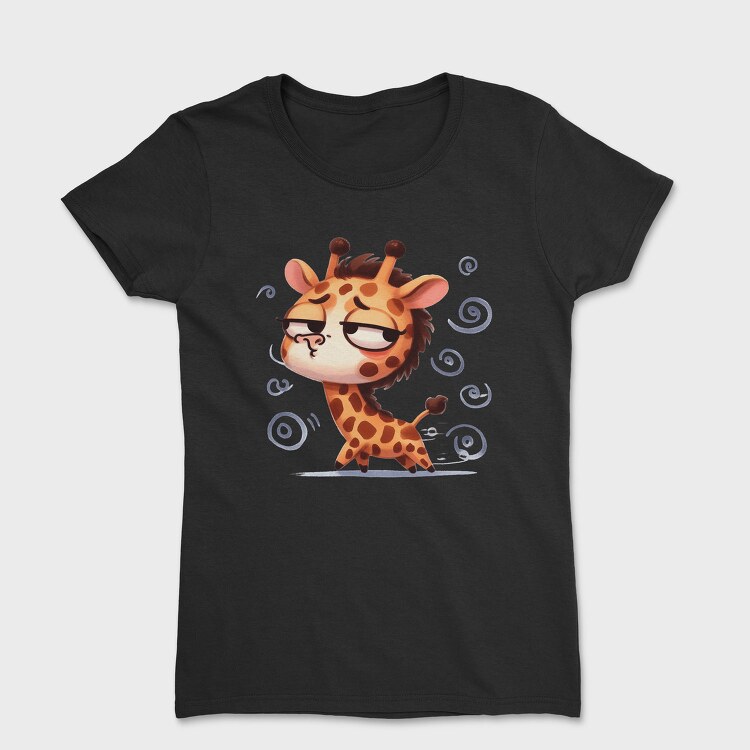 Sleepy Giraffe Tails, Tricou Femei