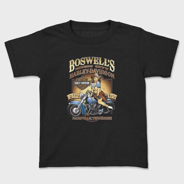 Boswell Music City Biker Girl Nashville, Tricou Copii