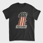 Harley Davidson Flames Stars Flag, Tricou Barbati (Unisex)