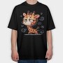 Sleepy Giraffe Tails, Tricou Oversize Barbati (Unisex)
