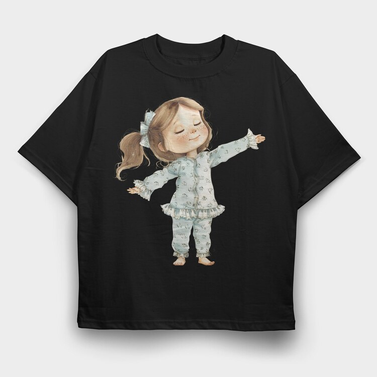 Sleepy Girl Pajamas, Tricou Oversize Barbati (Unisex)