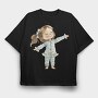 Sleepy Girl Pajamas, Tricou Oversize Barbati (Unisex)