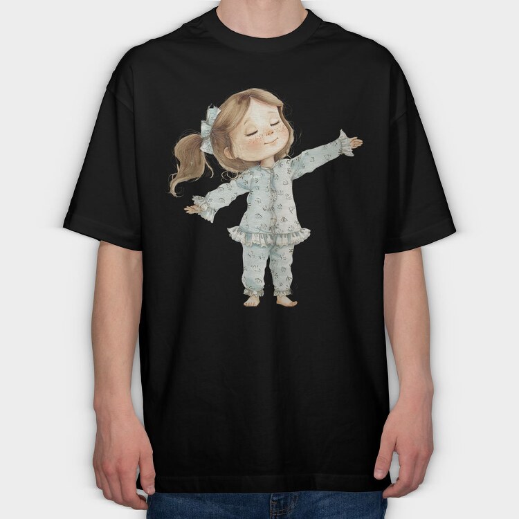 Sleepy Girl Pajamas, Tricou Oversize Barbati (Unisex)