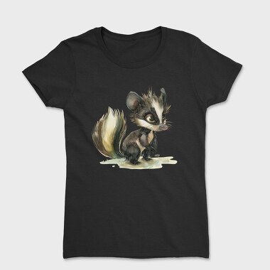 Skunk Tail Clipart, Tricou Femei