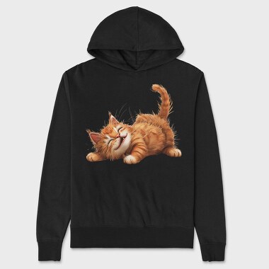Sleepy Kitten Sublimation, Hanorac Oversize Barbati (Unisex)