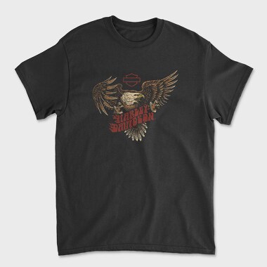 Harley Eagle Biker Flag, Tricou Barbati (Unisex)