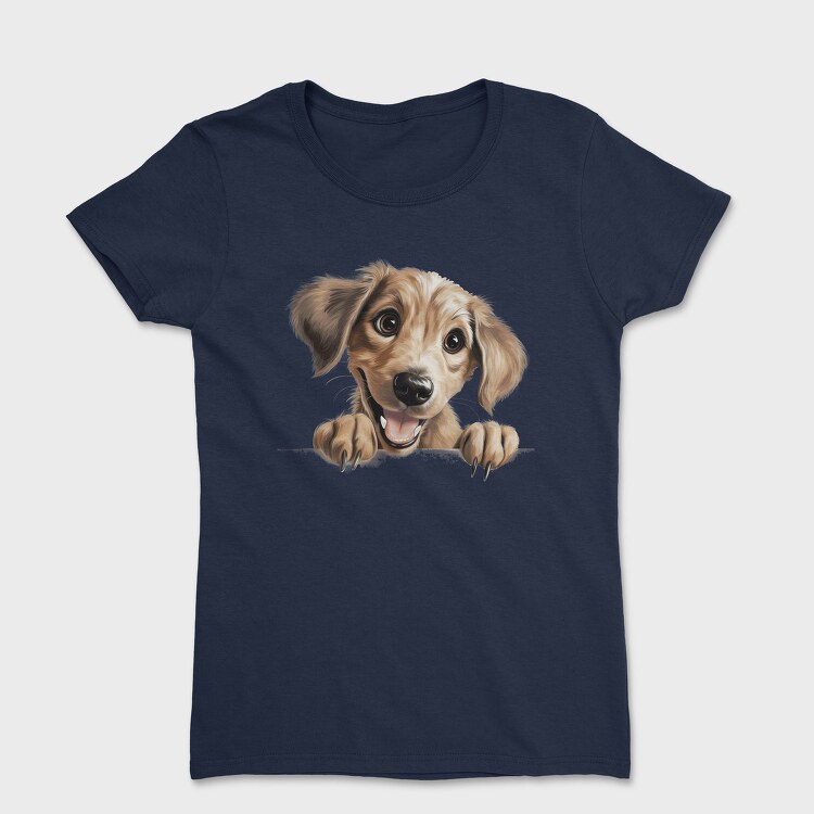 Sloughi Peeking Dog, Tricou Femei