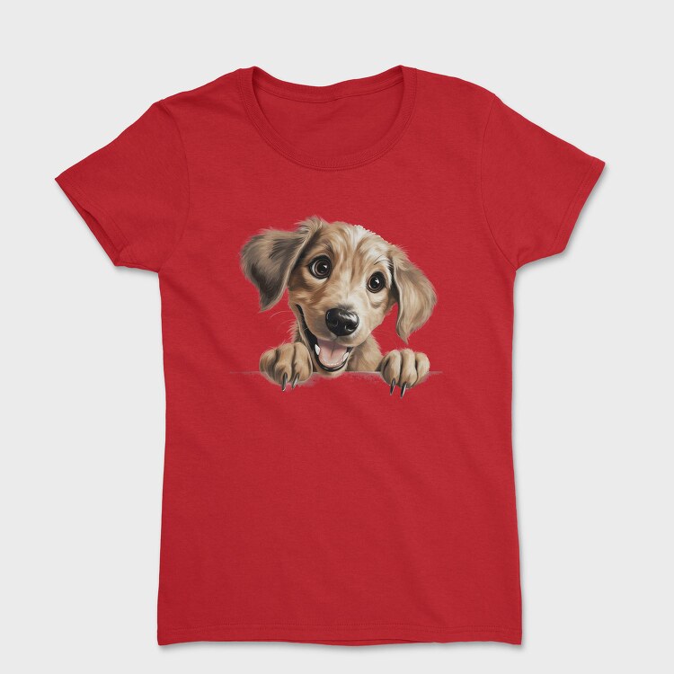 Sloughi Peeking Dog, Tricou Femei
