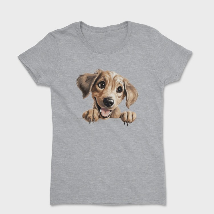 Sloughi Peeking Dog, Tricou Femei