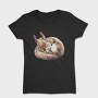 Sleeping Chipmunk Cuddle, Tricou Femei