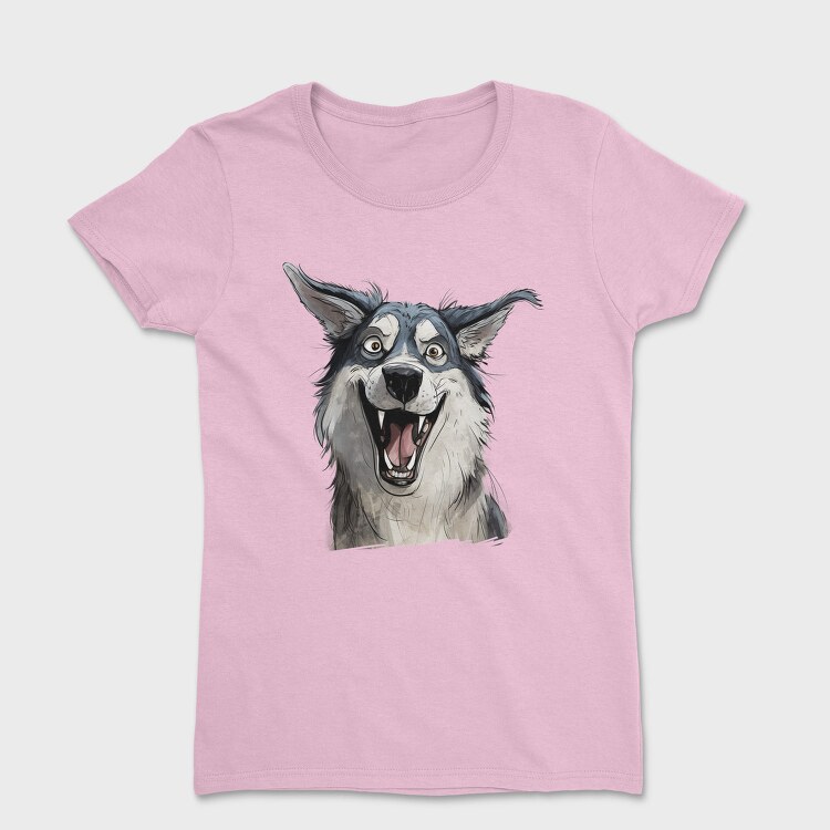 Siberian Husky Smile, Tricou Femei