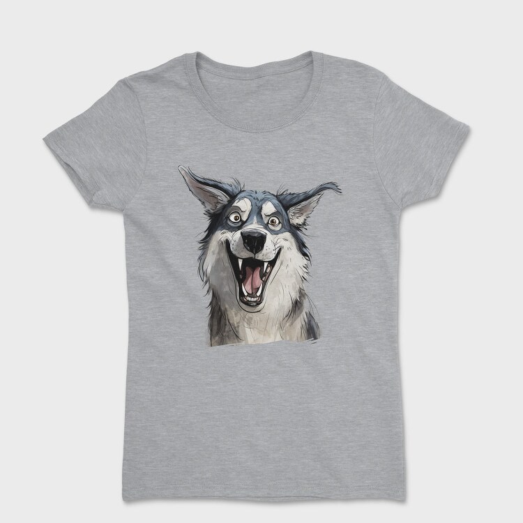 Siberian Husky Smile, Tricou Femei