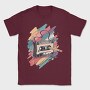 Colorful Cassette Pencil Retro, Tricou Barbati (Unisex)