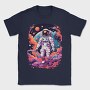 Colorful Astronaut Space, Tricou Barbati (Unisex)