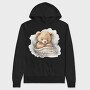 Sleepy Teddy Cuddle, Hanorac Oversize Barbati (Unisex)