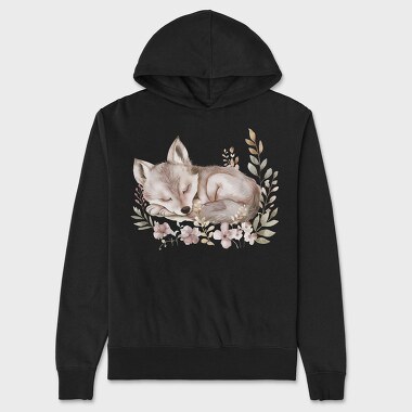 Sleepy Fox Sleep, Hanorac Oversize Barbati (Unisex)