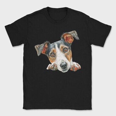 Smooth Fox Terrier2, Tricou Barbati (Unisex)